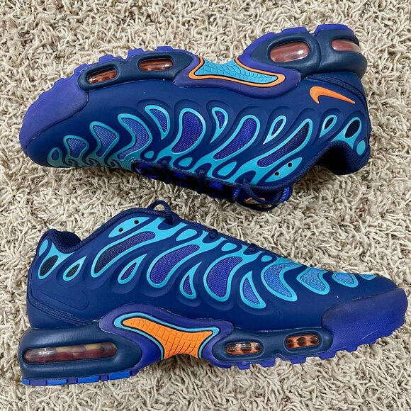 Nike Men's Air Max Plus Drift Running Shoes Midnight Navy FD4290-400, Size 9 - Picture 5 of 16